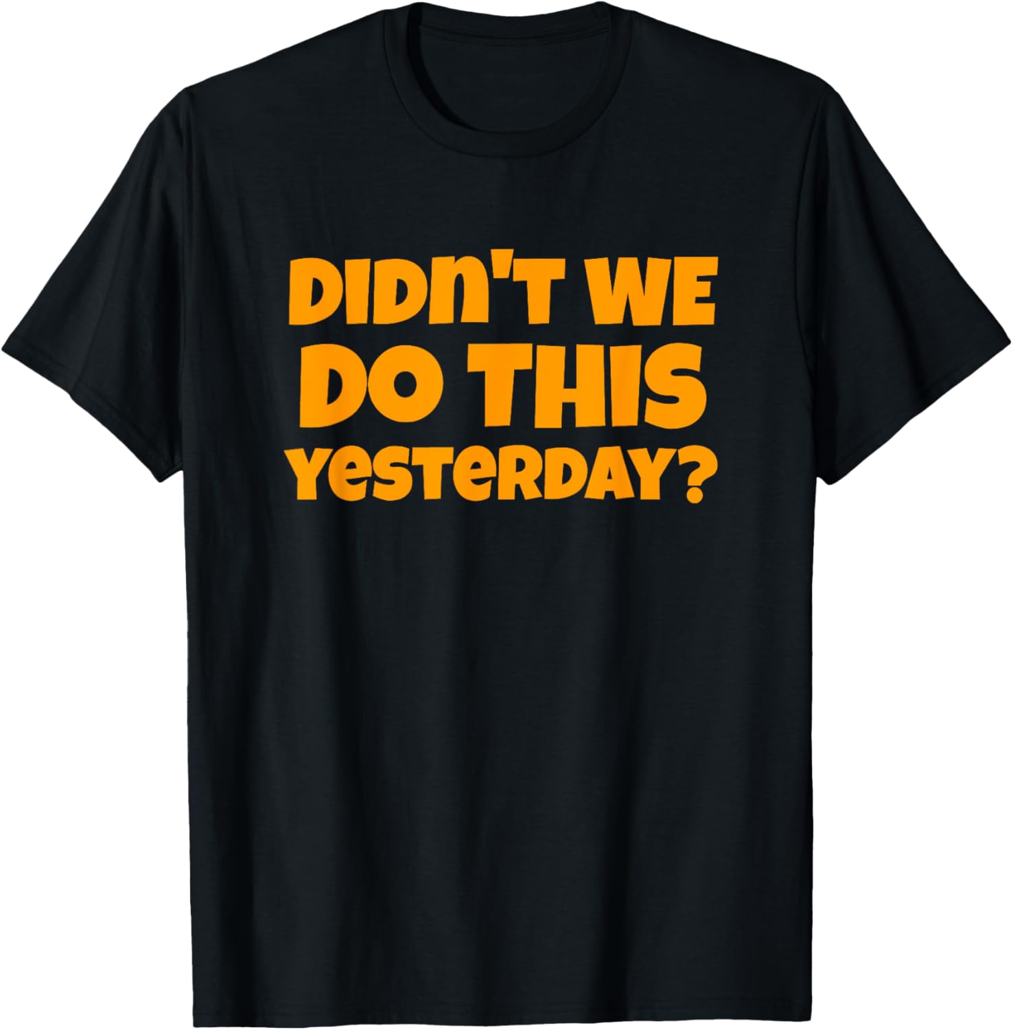 Didn't We Do This Yesterday T-Shirt