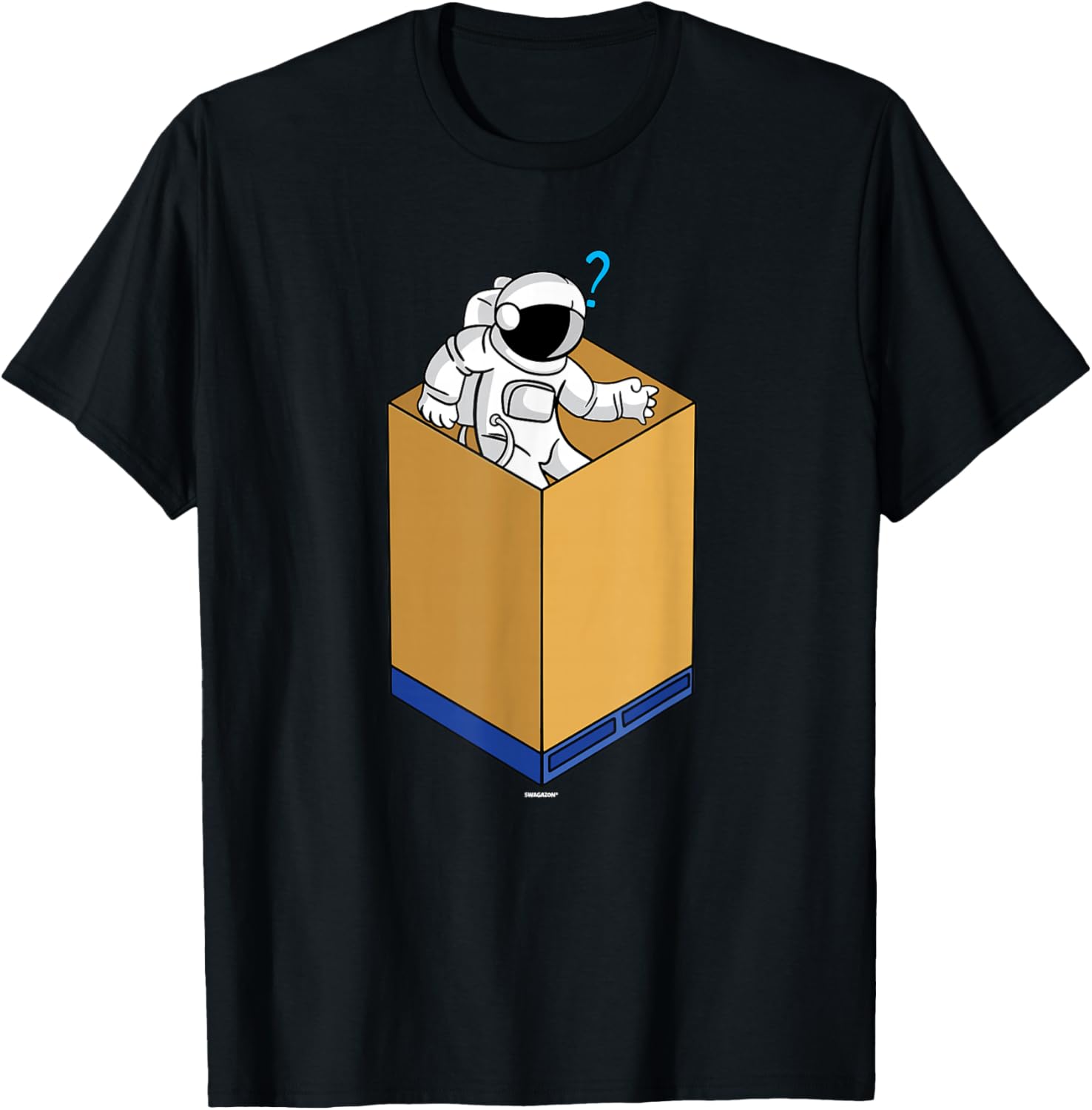 Cardboard Bin Coworker Swagazon Associate Astronaut Shuttle