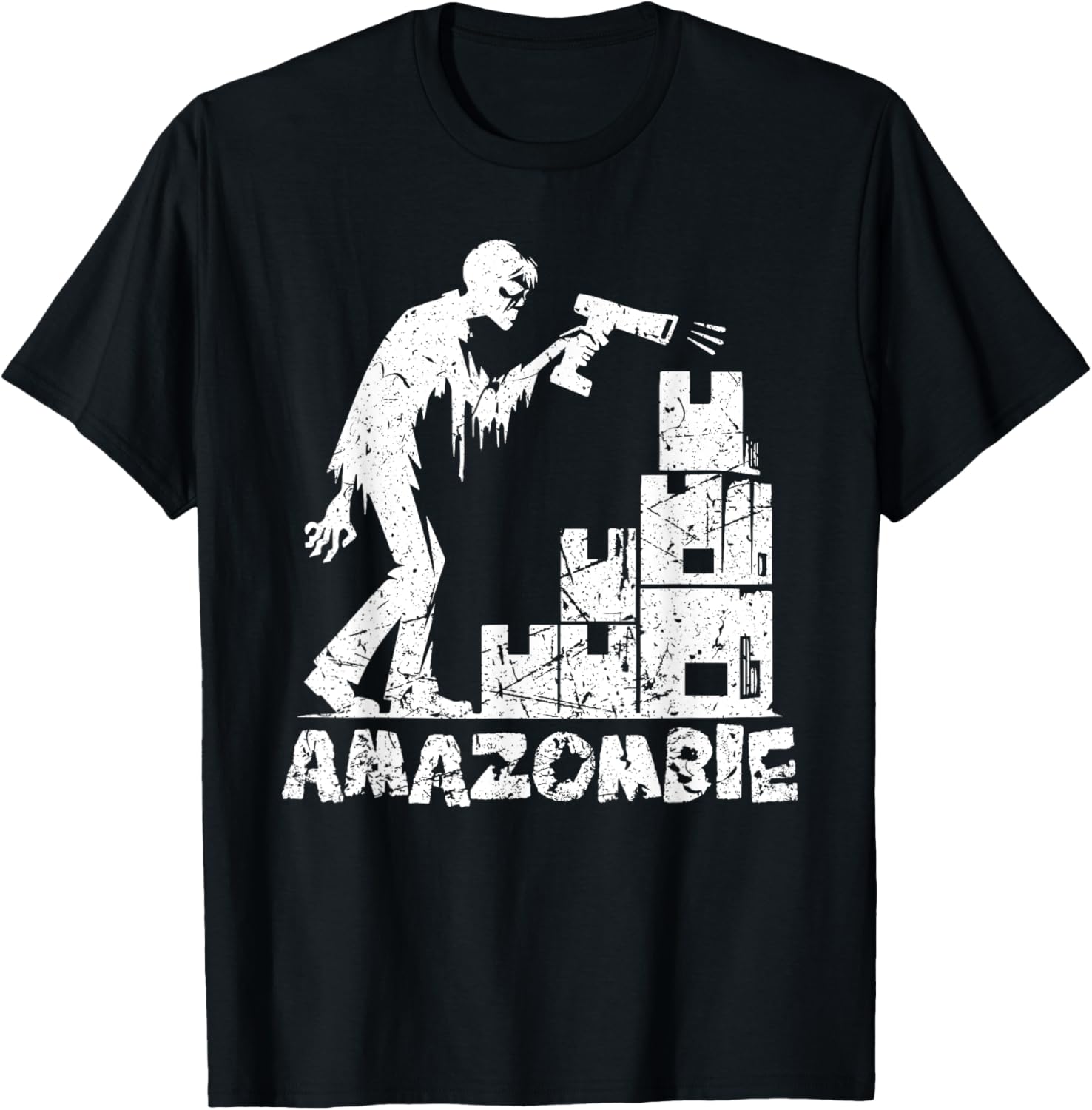 Coworker Amazombie X Swagazon Associate Zombie Scanning Box