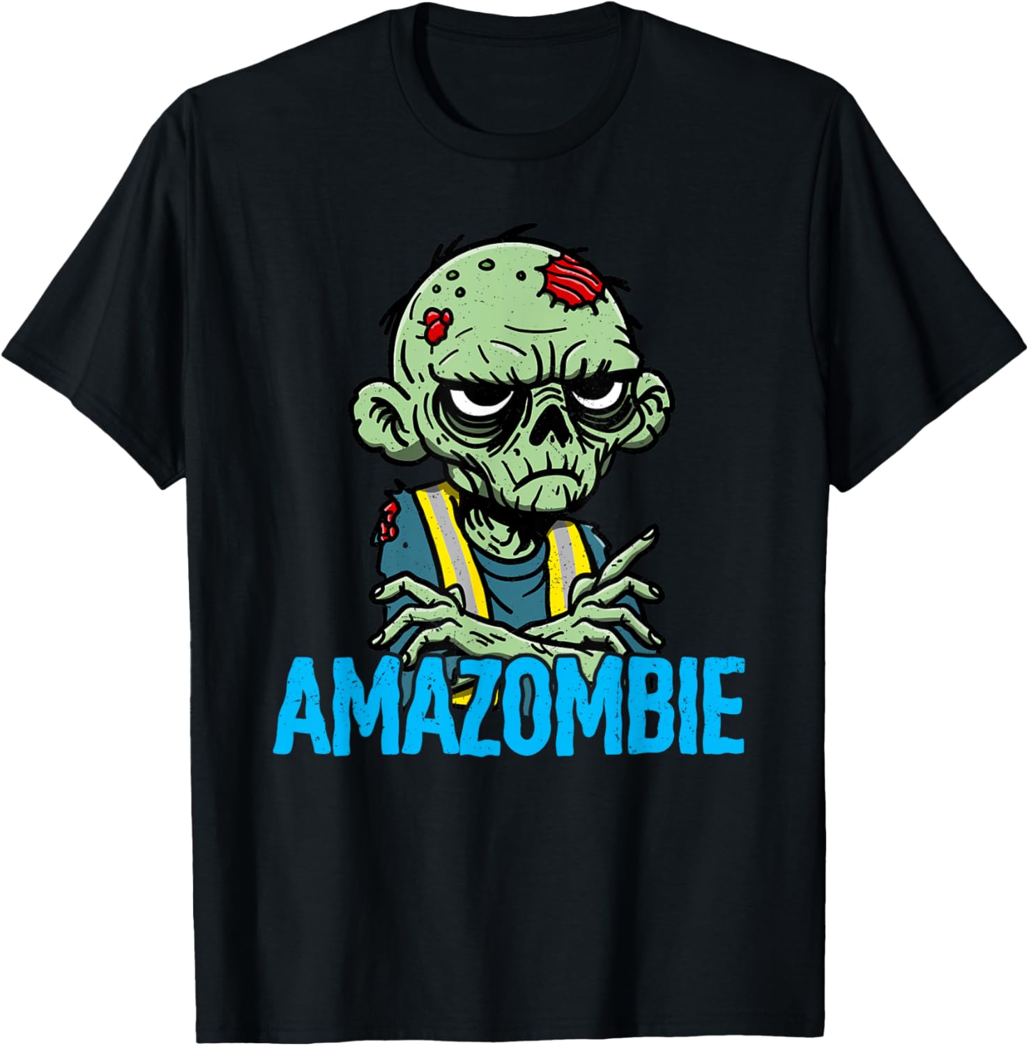 Halloween AMAZOMBIE X SWAGAZON Upset Zombie Employee Worker