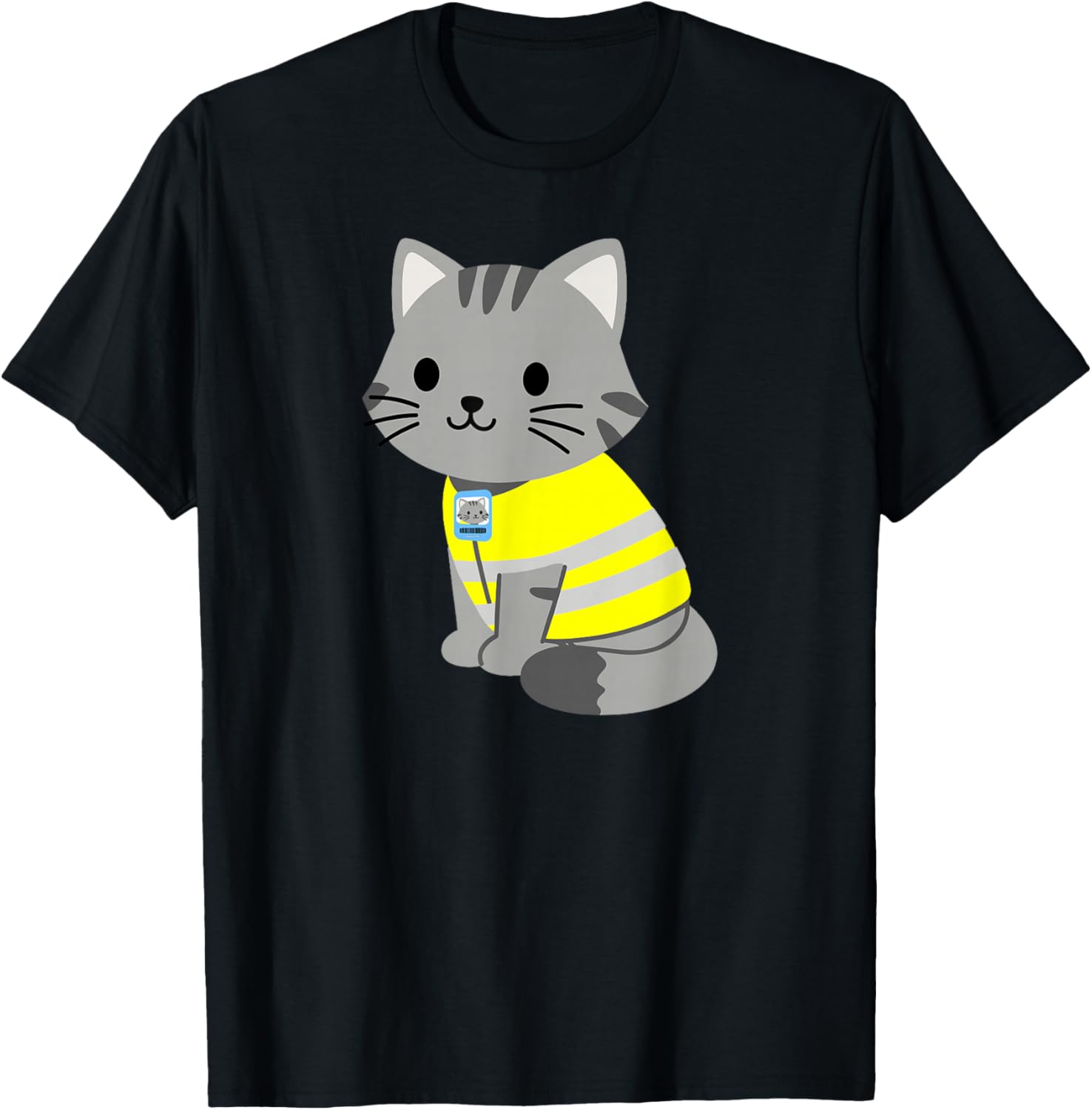 Coworker Swagazon Associate Kitten Wearing Safety Vest